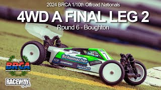 4wd A Final Leg 2  Round 6 Boughton  BRCA Nationals 2024 [upl. by Fax]