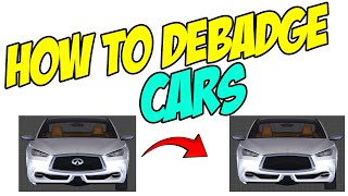 How To Debadge Cars  Zmodeler3 Tutorial [upl. by Lewison688]