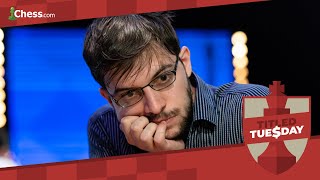 FR Maxime VachierLagrave stream le titled tuesday de Mars [upl. by Idnim448]