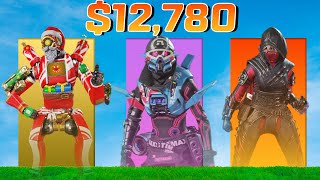 Showing ALL Apex Legends Skins And Rarest Cosmetics  2022 Edition [upl. by Lorrimer]