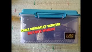 Dry box Camera DIY Murah  Menggunakan Box Kedap Udara Silica gel elektrik hygrometer [upl. by Bass223]