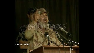 Eugene Terreblanche  Leader of Afrikaner Resistance Movement quotWe are Preparing for War  Feb 1994 [upl. by Odnomyar596]