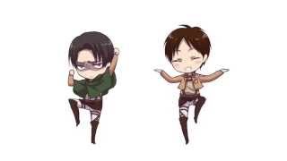 Shingeki no Kyojin Chibi Dance [upl. by Anitselec]