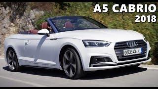 2018 Audi A5 Cabriolet  Test Drive Exterior Interior [upl. by Airamat]