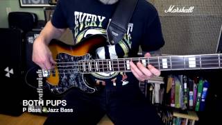 Lakland Custom 4464  Duck Dunn bass modded  Review and Demo [upl. by Hillegass]