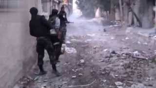 Syria War Terrorists Insane Heavy Firefight Intense Close Combat Action With Enemy Visible [upl. by Jarret159]