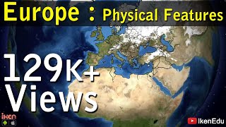 Europe Physical Features  iKen  iKen Edu  iKen App [upl. by Crispas]