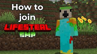 How you can Join the Lifesteal SMP [upl. by Enneiluj]