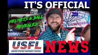 USFL NEWS 2022 SEASON OFFICIALLY ANNOUNCED BALL amp HELMETS REVEALED [upl. by Eads]