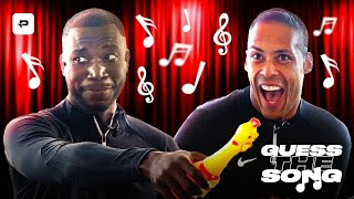 VAN DIJK CAN SING 😱🔥  VIRGIL VAN DIJK and HARRY PINERO in GUESS THE SONG 🎶 [upl. by Nerra]