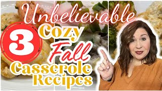 3 UNBELIEVABLE COZY FALL Casserole Recipes that will leave you WANTING More  Quick amp Easy Recipes [upl. by Kcarb396]