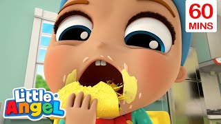 Mealtime Song  Full Episode  Little Angel  Kids TV Shows Full Episodes [upl. by Thirza]