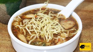 Chicken Manchow Soup Recipe  Restaurant Style Soup  Chicken Soup Recipe [upl. by Hairahcaz988]