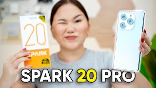 TECNO Spark 20 Pro Review The GOOD and the BAD [upl. by Hepzi]