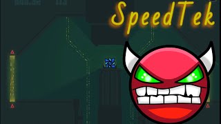 “SpeedTek” by G4lvatron  Hard Platformer Demon  on mobile  Geometry Dash 22 [upl. by Ludewig724]