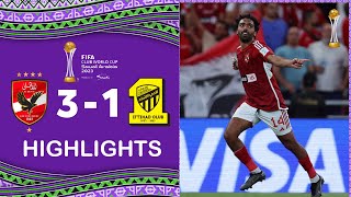 Match Highlights AlAhly 31 AlIttihad  FIFA Club World Cup Saudi Arabia 2023™  HIGHLIGHTS [upl. by Darcia]