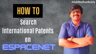 How to Search Patents on ESPACENET  2021  CLASSIFICATION SEARCH [upl. by Eirojram]