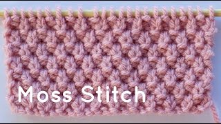 How to Knit the Moss Stitch [upl. by Aseeram]