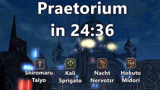 WR Praetorium in 2436 FFXIV Speedrun  Synced Coop [upl. by Kcirdaed]