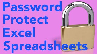 How to Password Protect Excel Spreadsheets Cybersecurity Tip [upl. by Chane]