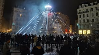 Fête des Lumières Lyon 2023 Place des Jacobins [upl. by Tibbetts]