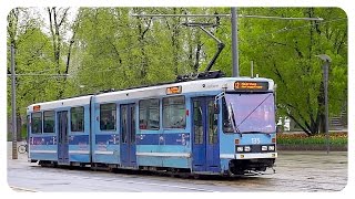 Straßenbahn Oslo Norwegen  Trams in Oslo Norway [upl. by Adnolaj]