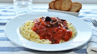 SicilianStyle Pasta with Anchovies  Easy Pasta alla Siciliana Recipe [upl. by Hoyt]