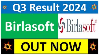 BIRLASOFT Q3 results 2024  BSOFT results today  BIRLASOFT Share News  BIRLASOFT Share latest news [upl. by Gorey260]