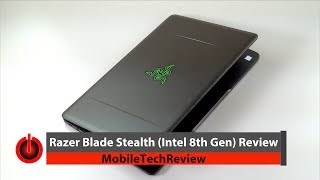 Razer Blade Stealth 133quot Late 2017 Review  Intel 8th Gen [upl. by Arteid]