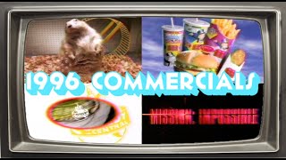 1996 Commercials Compilation  1990s Nostalgia [upl. by Sitsuj]