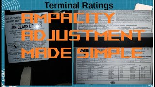 Derating Simplified  Ampacity Adjustments W Uglys or Dewalt [upl. by Boehmer]