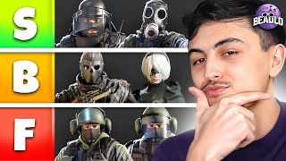 The BEST OPERATORS in Rainbow Six Siege Y9S1 Tier List [upl. by Gleason710]