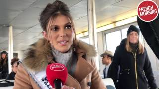 quotJe me sens à New York comme dans un filmquot Iris Mittenaere  Miss Universe 2017 [upl. by Ennaylime]