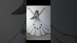 Backside Girl Drawing ✏️✏️ youtubeshorts drawing sanjhsingh [upl. by Nadeen]