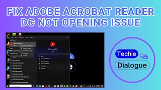 How to Fix the Adobe Acrobat Reader DC Not Opening Issue [upl. by Rondon]