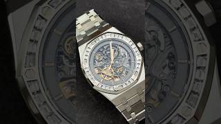 Audemars Piguet Royal Oak Openworked Baguette Diamond Bezel [upl. by Brittni]