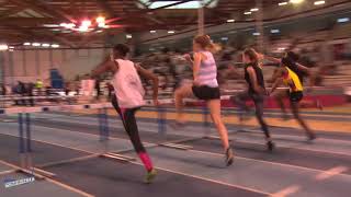 60m Haies – Finale 2 – TCF – 9ème Meeting des Hauts de Seine 07012018 – Eaubonne [upl. by Liesa]