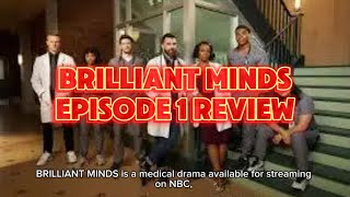 Brilliant minds episode 1 reviewbrilliant minds zachary quintobrilliant minds reviewnbc drama [upl. by Channa]