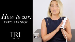 How to use TriPollar STOP  TriPollar STOP Facial Renewal Device Tutorial and Review [upl. by Anahir523]