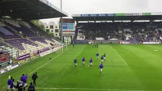 Spelersopkomst Beerschot Wilrijk en Antwerp [upl. by Melac]