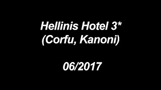 Hellinis Hotel 3  Kanoni Corfu  A single room – 062017 [upl. by Gimble]