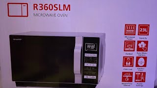 Unboxing My New Flatbed Microwave Oven  Sharp R360SLM  Sonia Solanki’s Cuisine [upl. by Trbor]