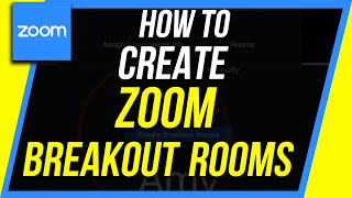 How to Activate and Use Breakout Room in Zoom [upl. by Alpert]