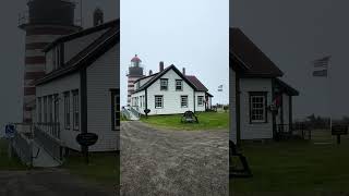 Foggy Day at West Quoddy Head State Park eastern most point in US [upl. by Aldo]