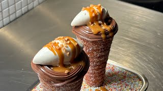 Churro Dessert Cone Explained [upl. by Retsevlis]