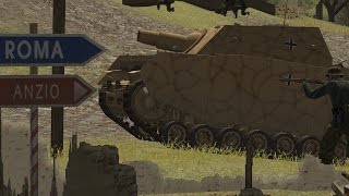 Combat Mission Fortress Italy Gustav Line AAR Bear Claws [upl. by Goodrow]