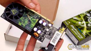 GeForce 9400GT XFX  Unboxing by wwwgeekshivecom [upl. by Jenilee]