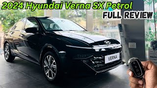 2024 Hyundai Verna SX Petrol Full Detailed Review ❤️ Features amp Price 🔥 Better Than City amp Virtus [upl. by Wootten]