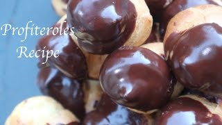 Profiteroles Recipe  The sweetest things [upl. by Avehstab]