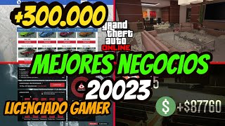 😲TOP 6 MEJORES NEGOCIOS para GANAR DINERO MILLONES en GTA 5 ONLINE 20023 [upl. by Ermengarde]